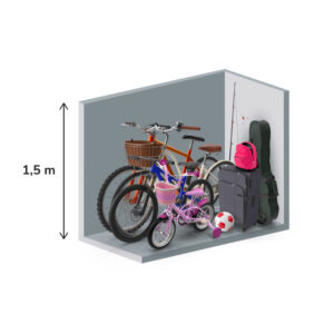 3 m3 mantu glabātuve