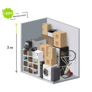 5 m2 mantu glabātuve